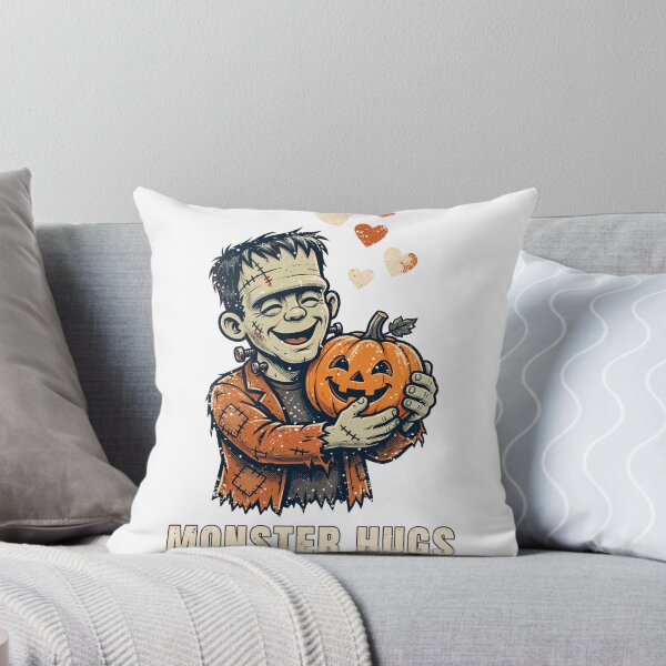 Item preview, Monster Hug Pumpkin Cute Halloween T-Shirt designed and sold by Worn and Witty.