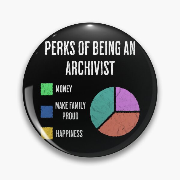 Item preview, Funny Archivist Perks Pie Chart Humor designed and sold by d247.