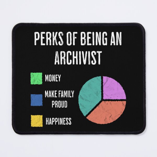 Item preview, Funny Archivist Perks Pie Chart Humor designed and sold by d247.