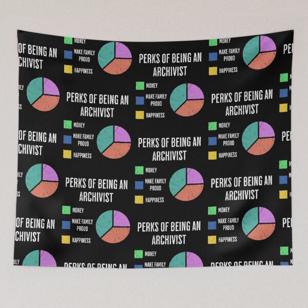 Item preview, Funny Archivist Perks Pie Chart Humor designed and sold by d247.