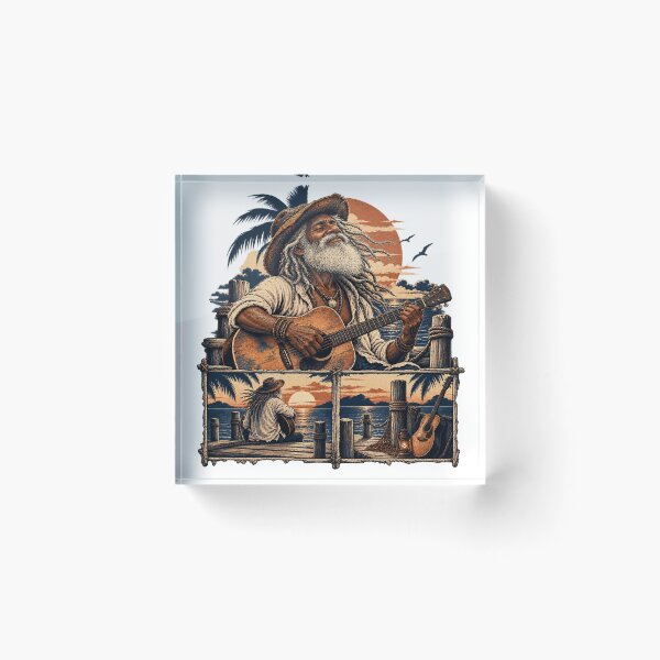 Item preview, Saltlit Stage Tropical Singer Collage designed and sold by S06PMarketing.