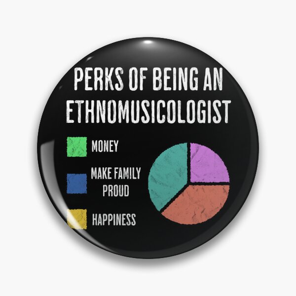 Item preview, Ethnomusicologist Perks Funny Pie Chart Humor designed and sold by d247.
