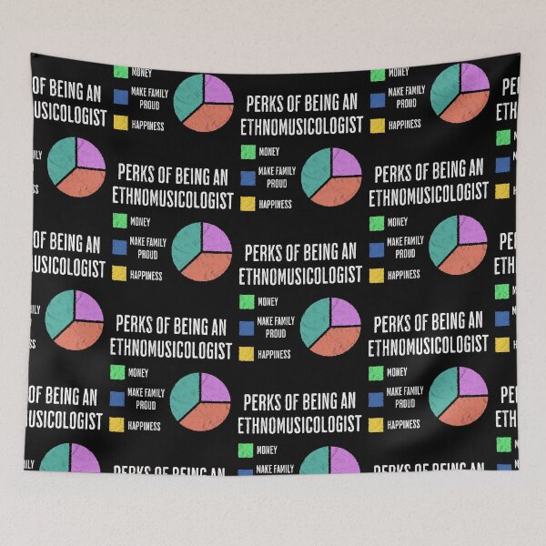 Item preview, Ethnomusicologist Perks Funny Pie Chart Humor designed and sold by d247.