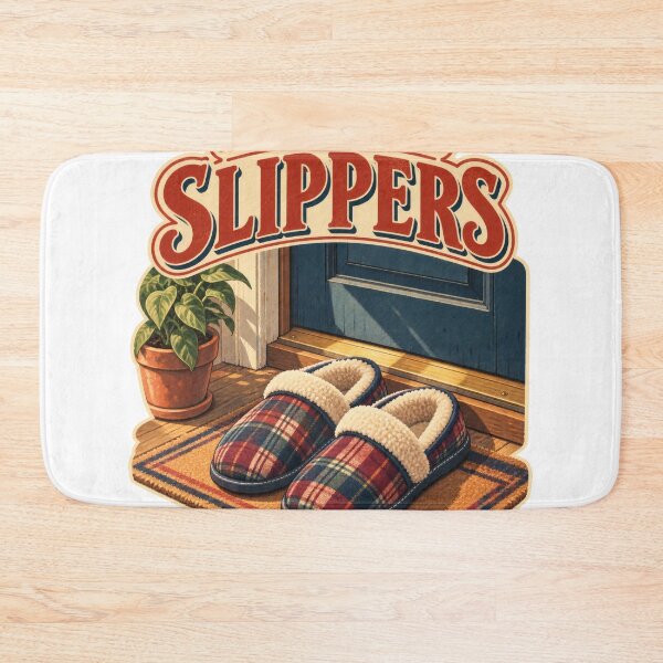 Item preview, House Slippers Vintage Balkan Household Humor designed and sold by OfficialBalkan.