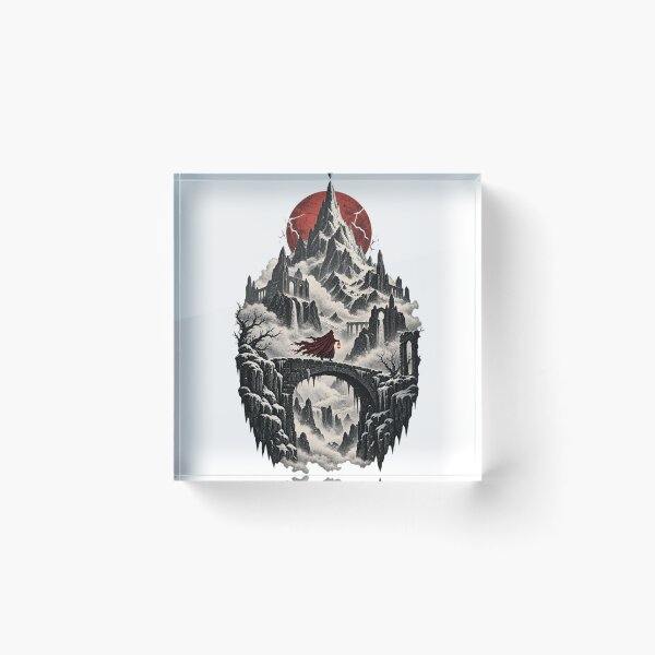 Item preview, Ashen Summit Melodic Metal Landscape designed and sold by S06PMarketing.