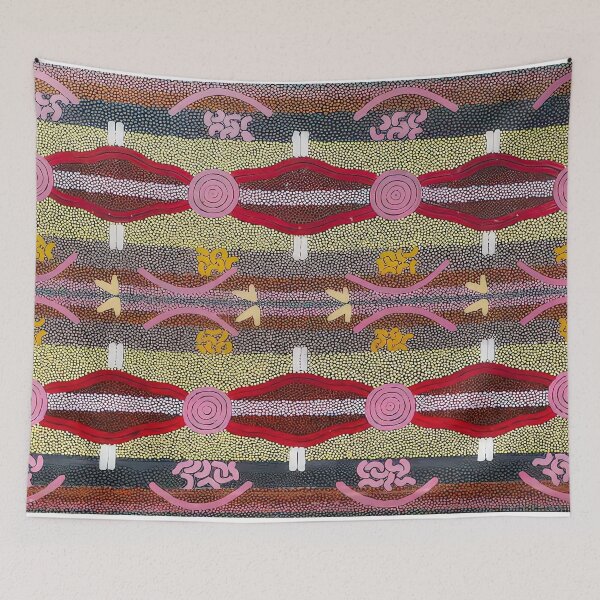Item preview, Rock wallaby lightning dreaming, mount wedge - 1995 designed and sold by NeonCanvasDream.