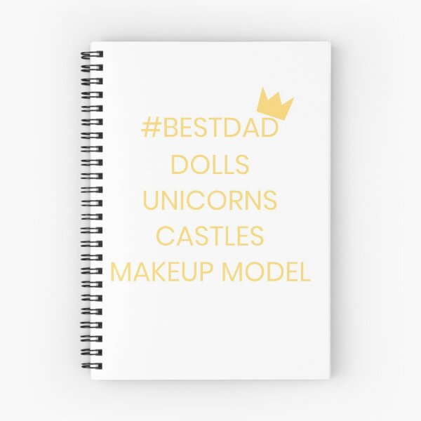 Item preview, Dolls Unicorns Castles Makeup Model BestDad Fathers Day Gif designed and sold by we1000.