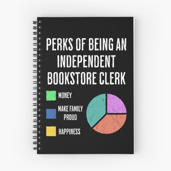 Item preview, Indie Bookstore Clerk Perks Funny Reading Lover designed and sold by d247.