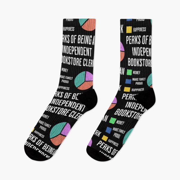 Item preview, Indie Bookstore Clerk Perks Funny Reading Lover designed and sold by d247.
