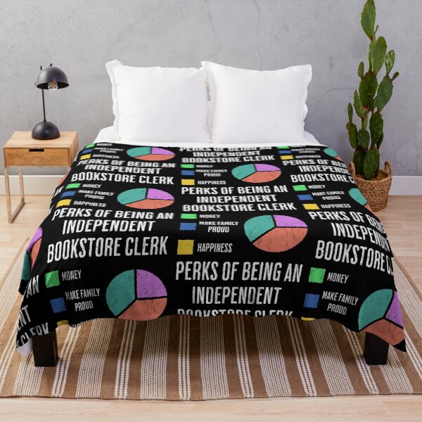 Item preview, Indie Bookstore Clerk Perks Funny Reading Lover designed and sold by d247.