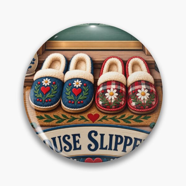 Item preview, House Slippers Folk Balkan Household Humor designed and sold by OfficialBalkan.