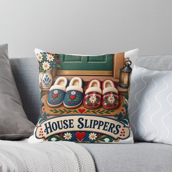 Item preview, House Slippers Folk Balkan Household Humor designed and sold by OfficialBalkan.