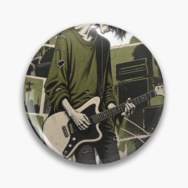 Item preview, Velvet Static Indie Guitarist Collage designed and sold by S06PMarketing.