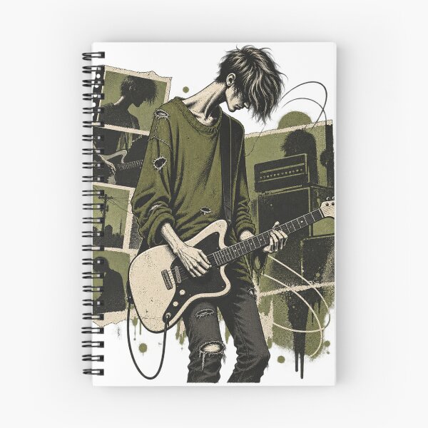 Item preview, Velvet Static Indie Guitarist Collage designed and sold by S06PMarketing.