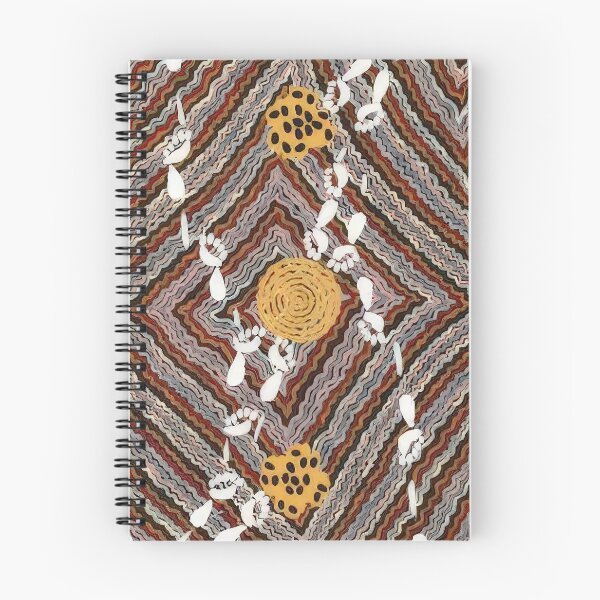 Item preview, Salt lake at napperby - native art designed and sold by NeonCanvasDream.