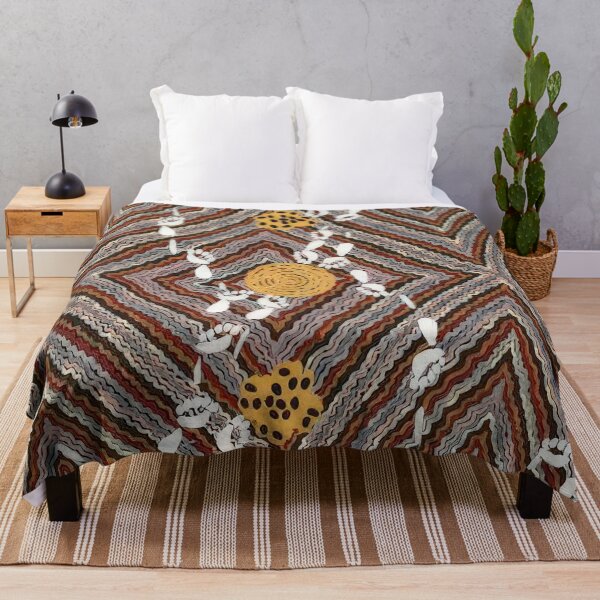 Item preview, Salt lake at napperby - native art designed and sold by NeonCanvasDream.