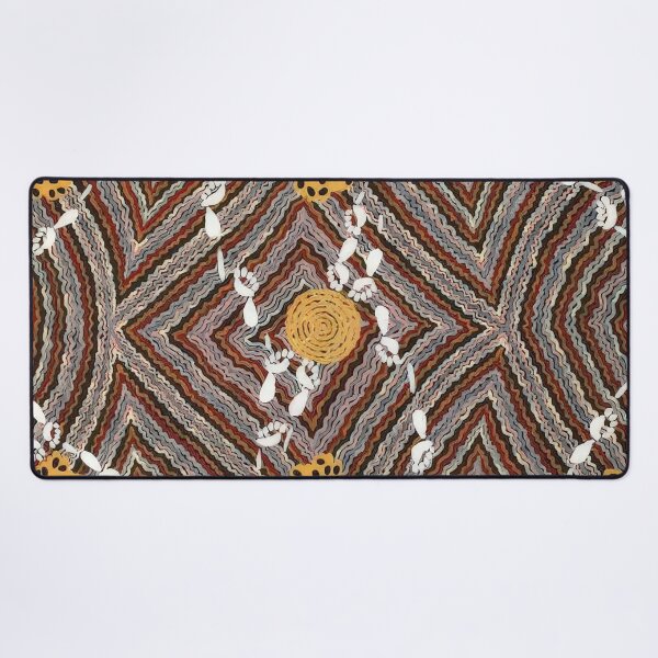 Item preview, Salt lake at napperby - native art designed and sold by NeonCanvasDream.