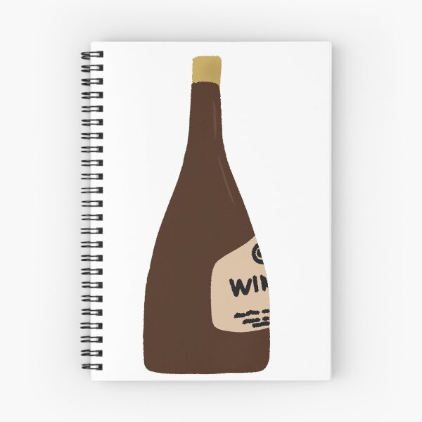 Item preview, Brown Wine Bottle Sommelier Drink Lover designed and sold by raun.draw.