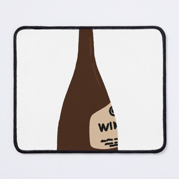 Item preview, Brown Wine Bottle Sommelier Drink Lover designed and sold by raun.draw.