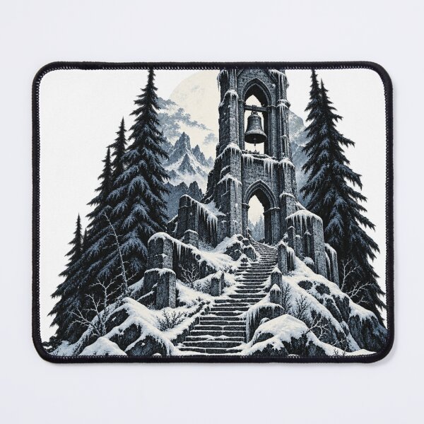 Item preview, Winter Resonance Atmospheric Metal Forest designed and sold by S06PMarketing.