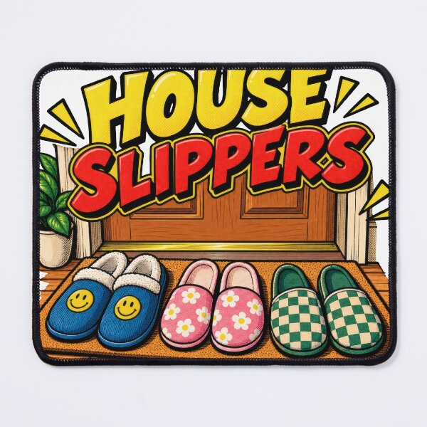 Item preview, House Slippers 90s Balkan Household Humor designed and sold by OfficialBalkan.