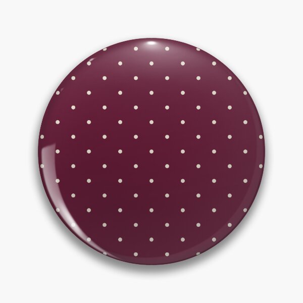 Item preview, Burgundy and Cream Polka Dot Pattern – Retro Minimalist Style designed and sold by DaisyHouse.
