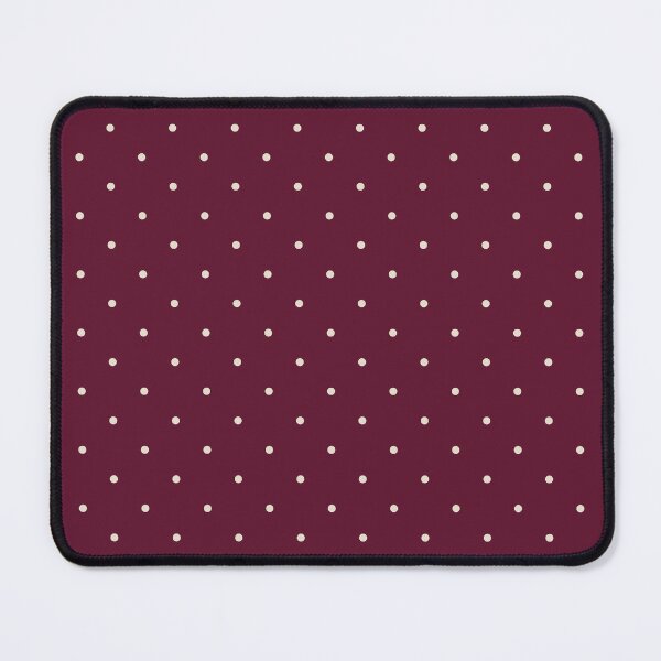 Item preview, Burgundy and Cream Polka Dot Pattern – Retro Minimalist Style designed and sold by DaisyHouse.