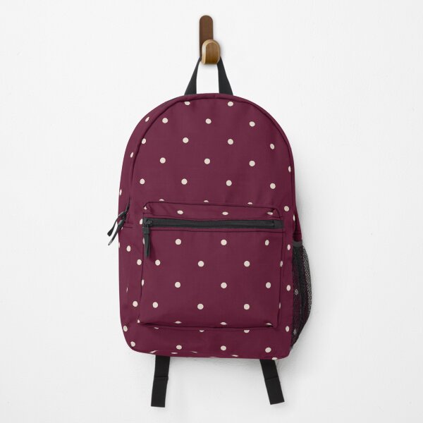 Item preview, Burgundy and Cream Polka Dot Pattern – Retro Minimalist Style designed and sold by DaisyHouse.