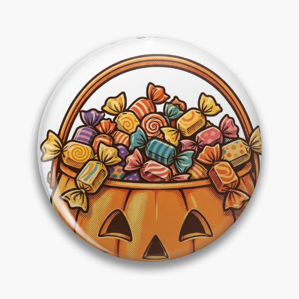 Item preview, Trick or Treat Candy Bucket — Retro 90s Halloween Jack-O-Lantern Pail Shirt designed and sold by To Err Is To Be Human.