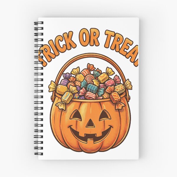 Item preview, Trick or Treat Candy Bucket — Retro 90s Halloween Jack-O-Lantern Pail Shirt designed and sold by PulsivoxRecords.
