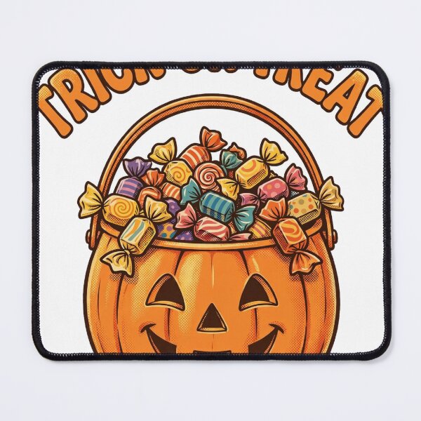 Item preview, Trick or Treat Candy Bucket — Retro 90s Halloween Jack-O-Lantern Pail Shirt designed and sold by To Err Is To Be Human.