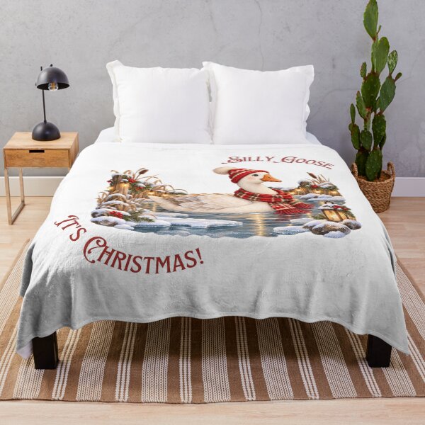 Item preview, Silly Goose It's Christmas Winter Pond designed and sold by mycute-stickers.