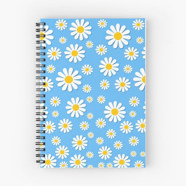 Item preview, Vibrant Blue White Daisy Floral designed and sold by ShivCraftStudio.