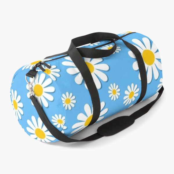 Item preview, Vibrant Blue White Daisy Floral designed and sold by ShivCraftStudio.
