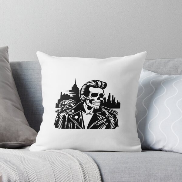 Item preview, Greaser Skeleton  designed and sold by Crazy Raccoon .
