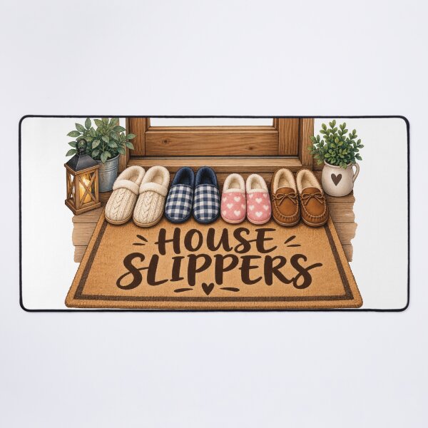 Item preview, House Slippers Rustic Balkan Household Humor designed and sold by OfficialBalkan.