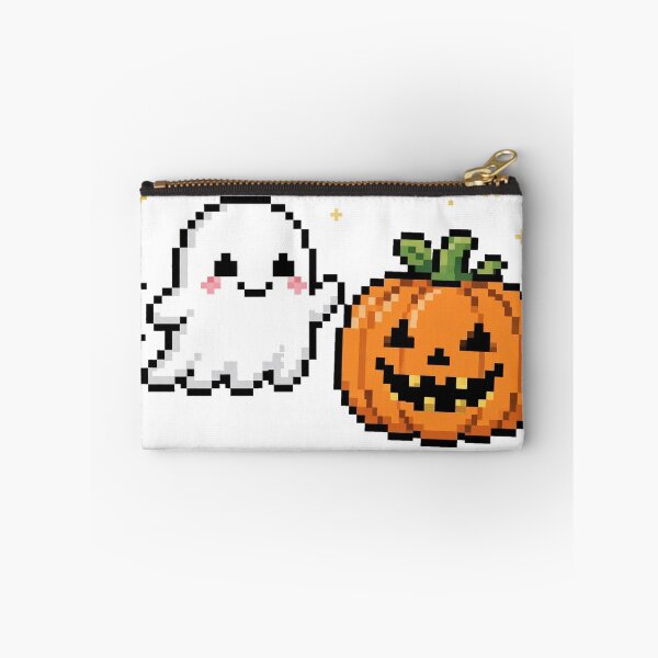 Item preview, BOO! 8-Bit Pixel Ghost and Pumpkin — Retro Arcade Halloween Shirt designed and sold by PulsivoxRecords.