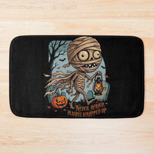 Item preview, Never Afraid, Always Wrapped Up | Cute Halloween Mummy Art designed and sold by TUMBAJULCA.