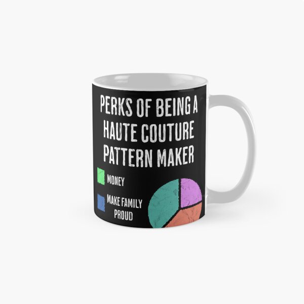 Item preview, Haute Couture Pattern Maker Funny Perks Pie Chart designed and sold by d247.
