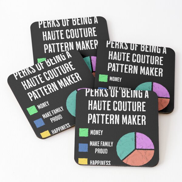 Item preview, Haute Couture Pattern Maker Funny Perks Pie Chart designed and sold by d247.