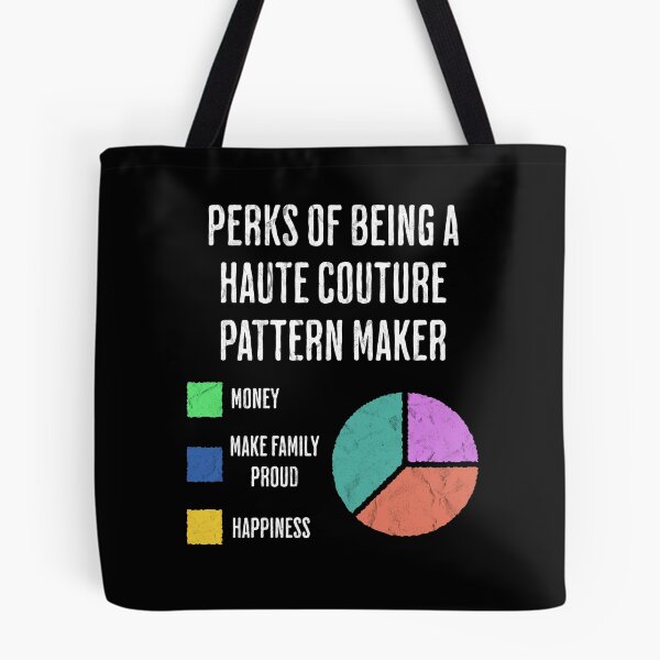 Item preview, Haute Couture Pattern Maker Funny Perks Pie Chart designed and sold by d247.