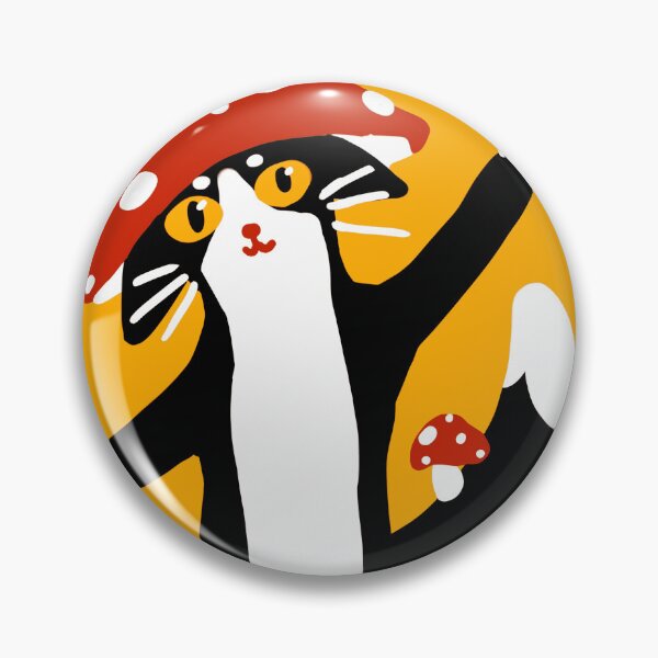 Item preview, Whimsical Mushroom Cat Design designed and sold by boraskylinnayKa.