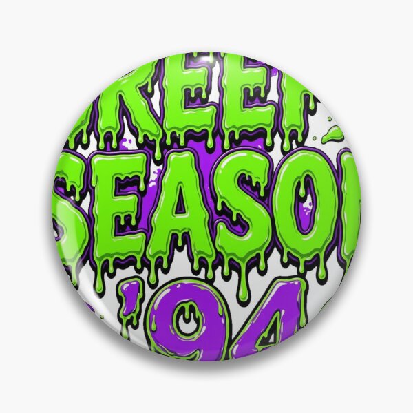 Item preview, Creepy Season '94 — Dripping Slime Horror Text Halloween Shirt designed and sold by To Err Is To Be Human.