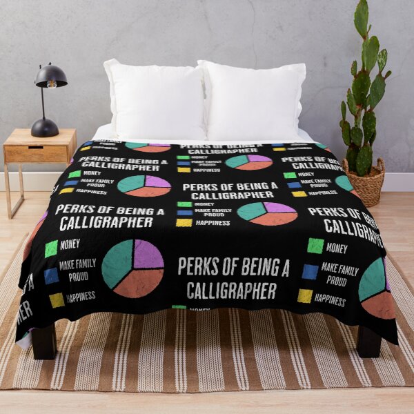 Item preview, Perks of Being a Calligrapher Funny Pie Chart designed and sold by d247.