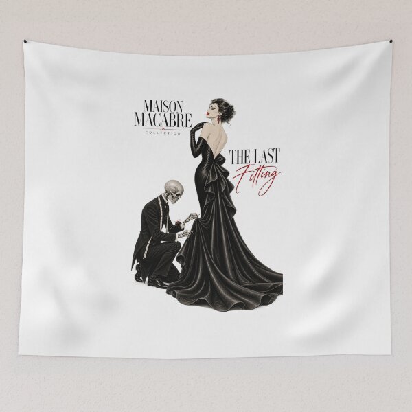 Item preview, MAISON MACABRE COLLECTION -The Last Fitting - Couture Show Ad designed and sold by WheelieGdArt.
