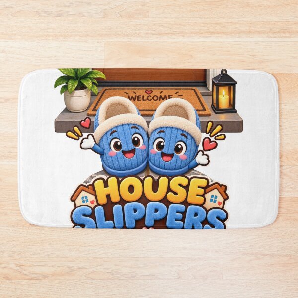 Item preview, House Slippers Mascot Balkan Household Humor designed and sold by OfficialBalkan.