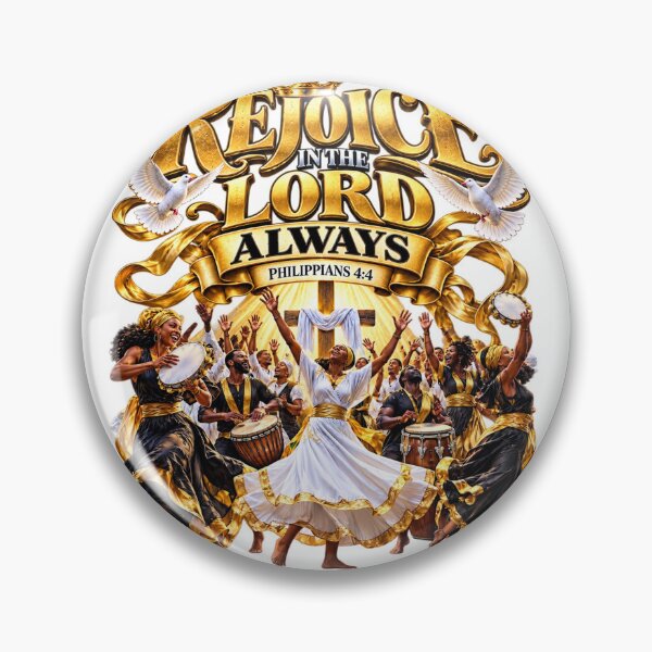 Item preview, Rejoice in the Lord Always Philippians 4:4 Gospel Worship Art designed and sold by Aeboz Studio.