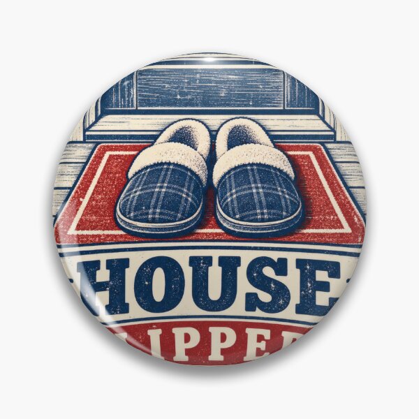 Item preview, House Slippers Distressed Balkan Household Humor designed and sold by OfficialBalkan.