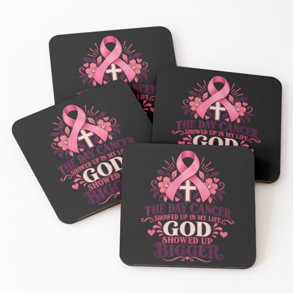 Item preview, God Showed Up Bigger Breast Cancer Faith designed and sold by NoeValdric.