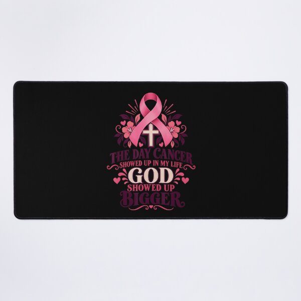 Item preview, God Showed Up Bigger Breast Cancer Faith designed and sold by NoeValdric.